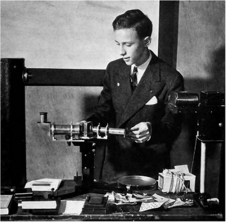 photo of Roy Glauber when he was in high school